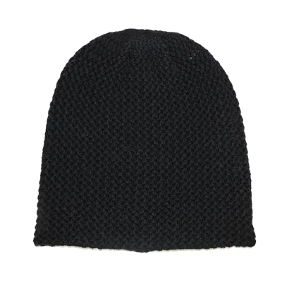 Portolano Reversible Merino Hat In Black