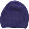 Portolano Rib Knit Cashmere Beanie In Black