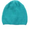 Portolano Rib Knit Cashmere Beanie In Blue