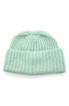 Portolano Ribbed Cuffed Beanie In Green