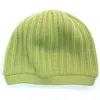 Portolano Rickrack Stitch Wool Blend Beanie In Green