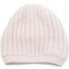 Portolano Rickrack Stitch Wool Blend Beanie In White