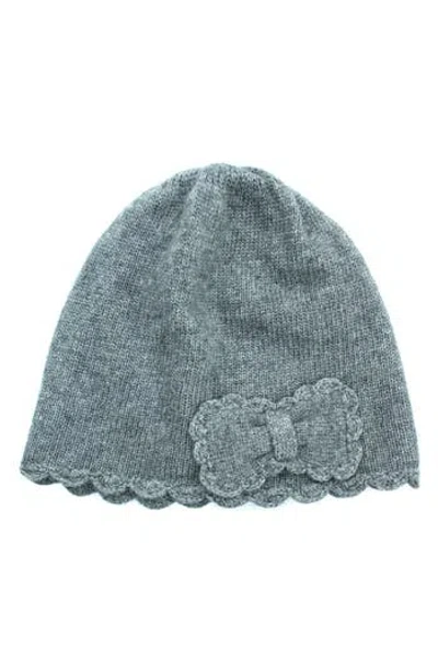Portolano Scalloped Edge Beanie In Blue