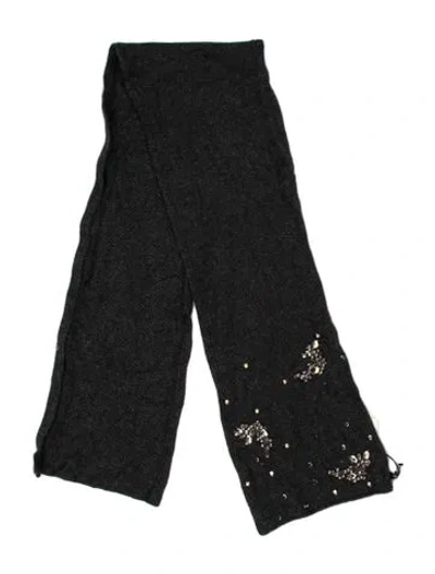 Pre-owned Portolano Scarf In Black