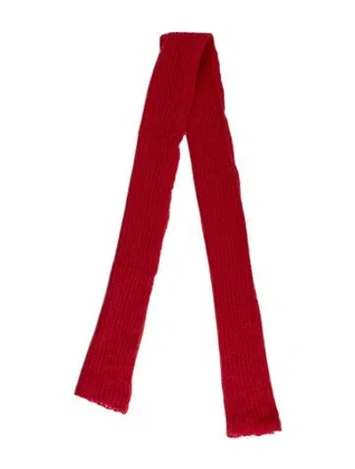 Pre-owned Portolano Scarf W/ Tags In Red