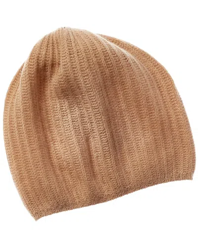 Portolano Slouchy Cashmere Hat In Neutral