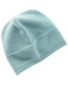 Portolano Slouchy Cashmere Hat In Blue
