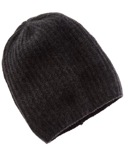Portolano Slouchy Cashmere Hat In Gray