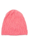 Portolano Slouchy Fancy Beanie In Pink