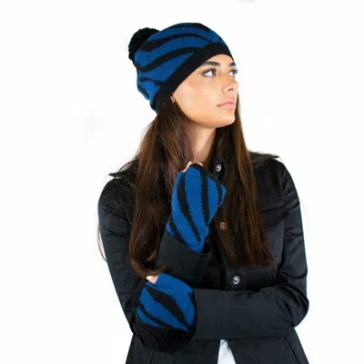 Portolano Slouchy Fancy Hat With Pom In Black