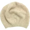 Portolano Solid Cashmere Beret In Neutral