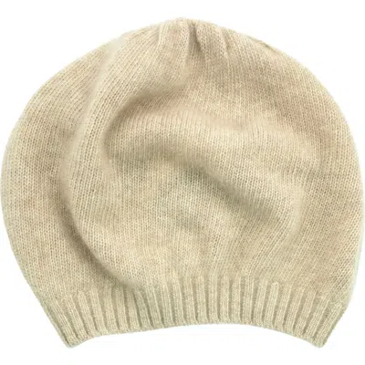 Portolano Solid Cashmere Beret In Neutral
