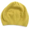 Portolano Solid Cashmere Beret In Yellow