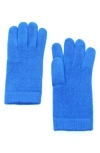 Portolano Solid Cashmere Gloves In Blue