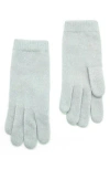 Portolano Solid Cashmere Gloves In Gray