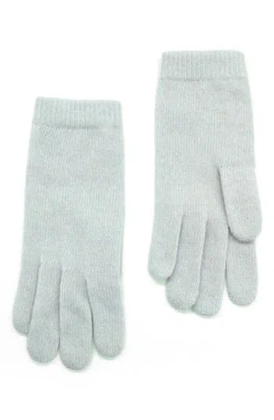 Portolano Solid Cashmere Gloves In Gray