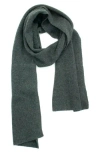 Portolano Solid Cashmere Scarf In Gray