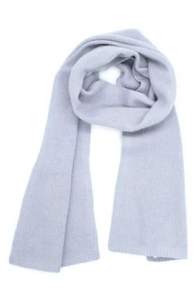 Portolano Solid Cashmere Scarf In Blue