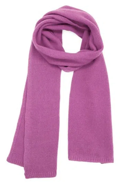 Portolano Solid Cashmere Scarf In Pink