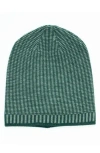 Portolano Stitch Slouchy Knit Beanie In Green