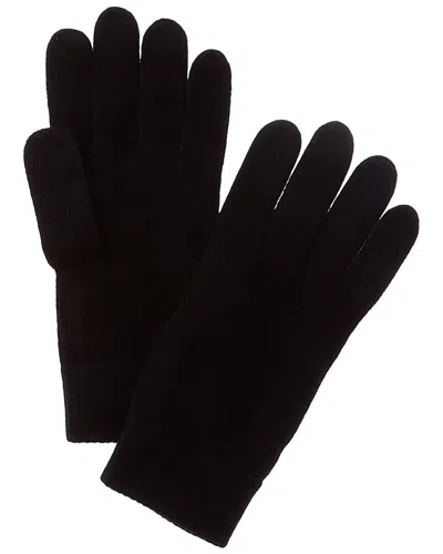 Portolano Straight Wool & Cashmere-blend Gloves In Black