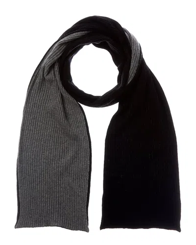 Portolano Stripe Cashmere Scarf In Animal Print