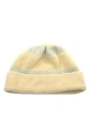 Portolano Stripe Cuff Beanie In Neutral