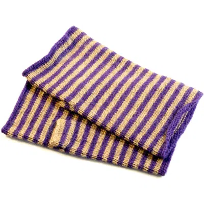 Portolano Stripe Fingerless Gloves In Multi