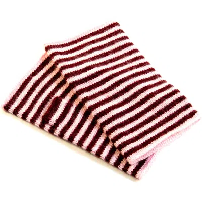 Portolano Stripe Fingerless Gloves In Multi