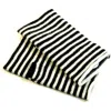 Portolano Stripe Fingerless Gloves In Multi