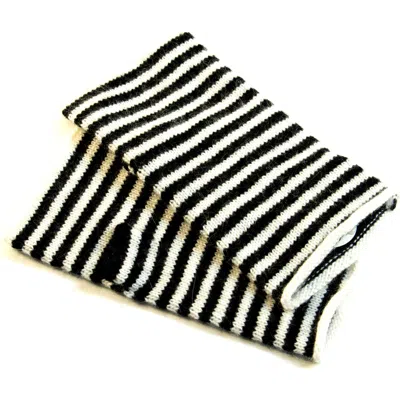 Portolano Stripe Fingerless Gloves In Multi