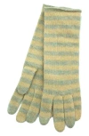 Portolano Stripe Gloves In Green