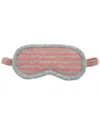 Portolano Striped Eye Mask In Gray