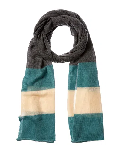 PORTOLANO PORTOLANO STRIPED LUREX CASHMERE WRAP