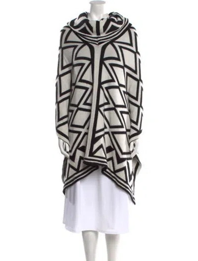 Pre-owned Portolano Striped Mock Neck Sweater In Multi