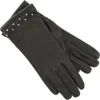 Portolano Studded Knit Gloves In Black