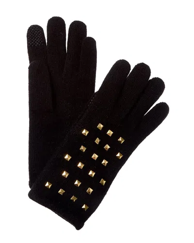 PORTOLANO PORTOLANO STUDS CASHMERE TECH GLOVES