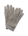 Portolano Tech Cashmere Gloves In Grey