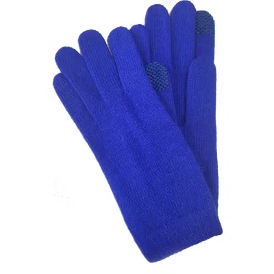 Portolano Tech Cashmere Knit Gloves In Gold