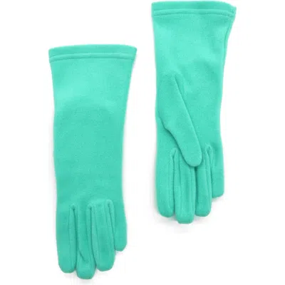 Portolano Tecnho Fleece Gloves In Green