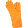 Portolano Tecnho Fleece Gloves In Orange