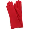 Portolano Tecnho Fleece Gloves In Red
