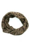 Portolano Tweed Infinity Neckwarmer In Brown