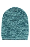 Portolano Tweed Slouchy Beanie In Blue