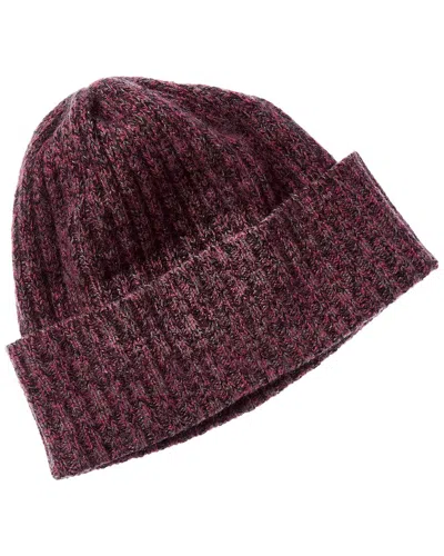 Portolano Tweeded Cashmere Hat In Brown