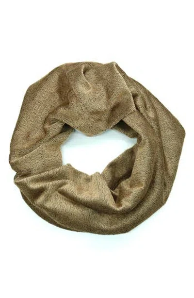 Portolano Velour Neck Warmer In Brown