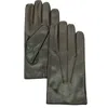 Portolano Vented Cashmere Lined Gloves In Teak