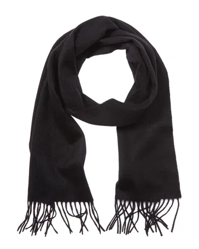 Portolano Women's Cashmere Fringe Scarf In Black