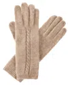 Portolano Women's Cashmere Gloves In Brown