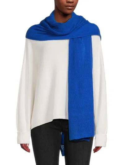 Portolano Women's Cashmere Wrap In Blue Bell